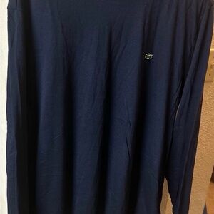 Mens Long Sleeve Logo T-shirt by Lacoste